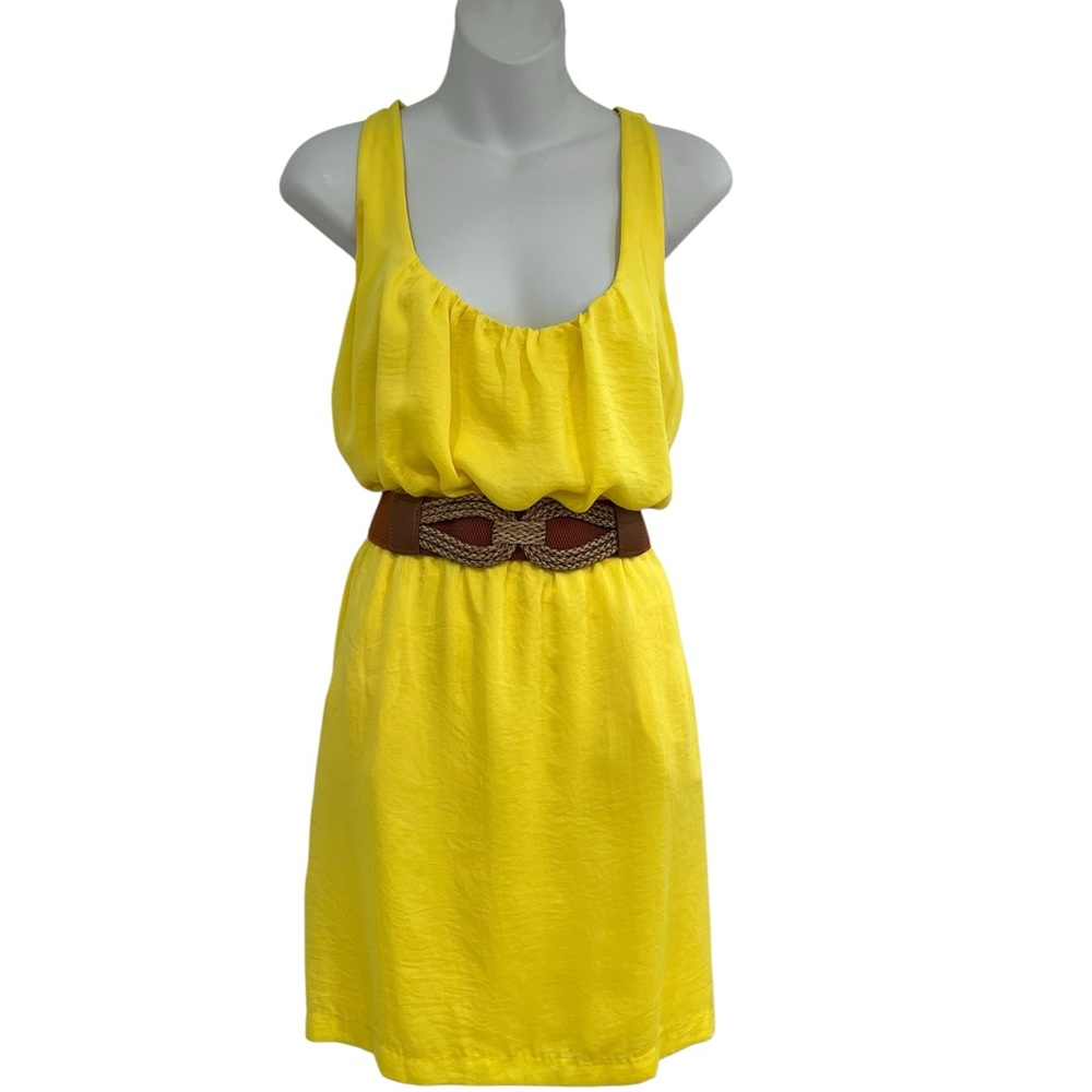 City Studio Yellow Sundress Dress with Scoop Neck in size XL